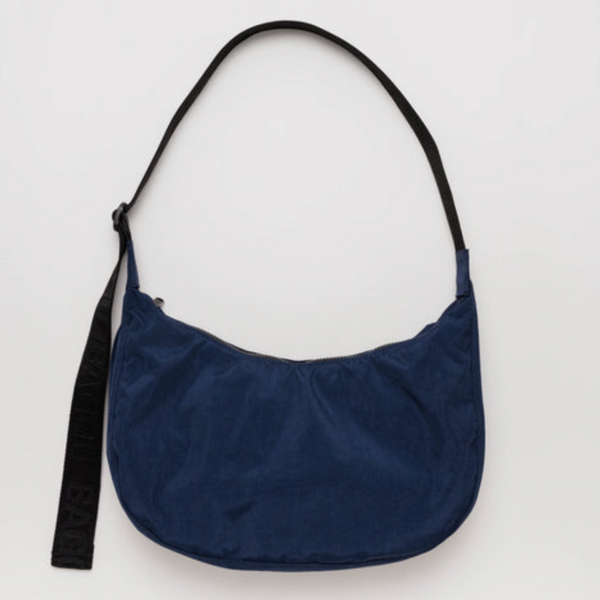 Baggu Medium Nylon Crescent Bag - Navy