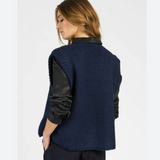 An'ge Legringo Sleeveless Cardigan - Navy Marine