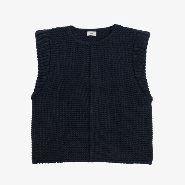 An'ge Legringo Sleeveless Cardigan - Navy Marine