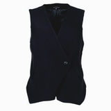 Black Colour Chicago Vest - Black
