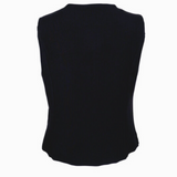 Black Colour Chicago Vest - Black