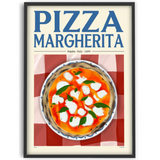 Elin PK Pizza Margherita Framed Print