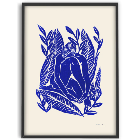 Maliv Fouiller La Nuit Framed Print