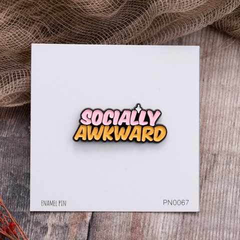 Attic Creation - Socially Awkward Enamel Pin
