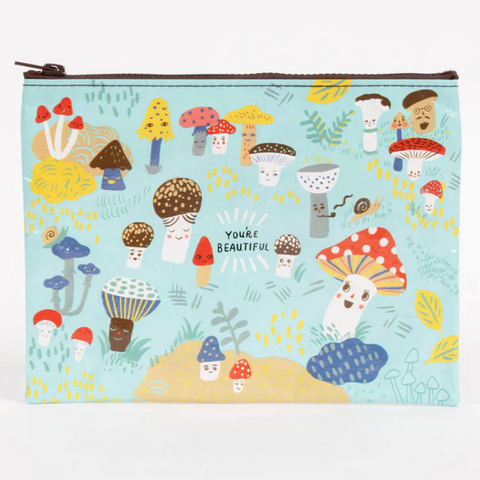 Blue Q 'You're Beautiful' Zipper Pouch