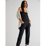 Free People Ziggy Denim Overall - Mineral Black