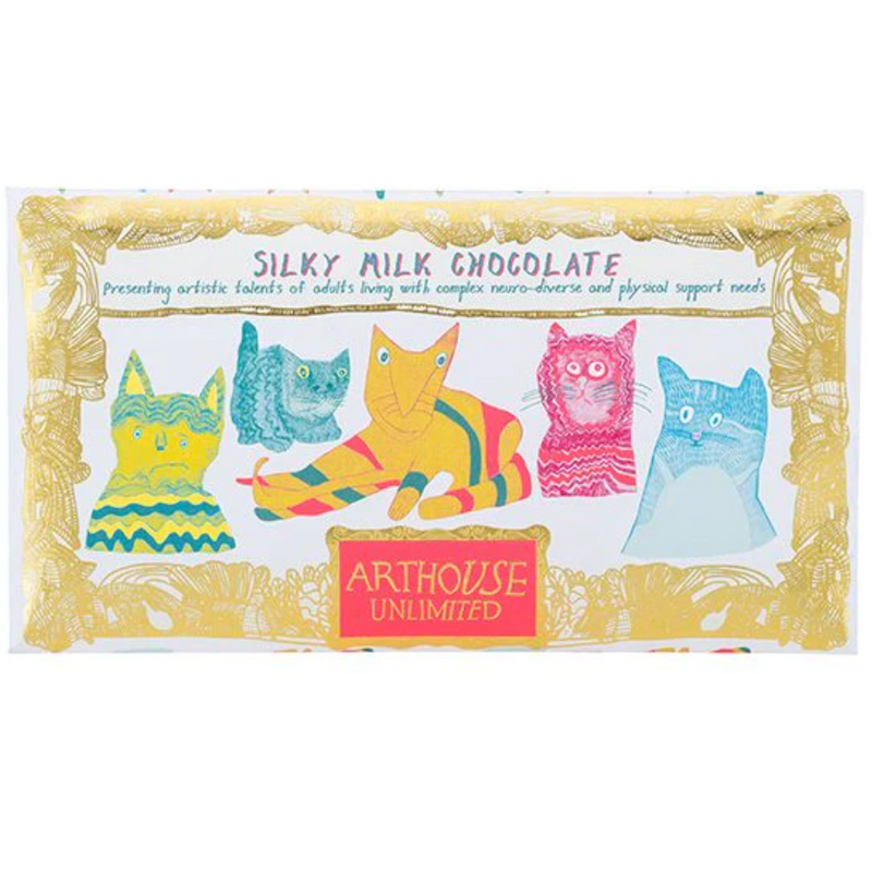 Arthouse Unlimited Miaow For Now Silky Milk Chocolate Bar