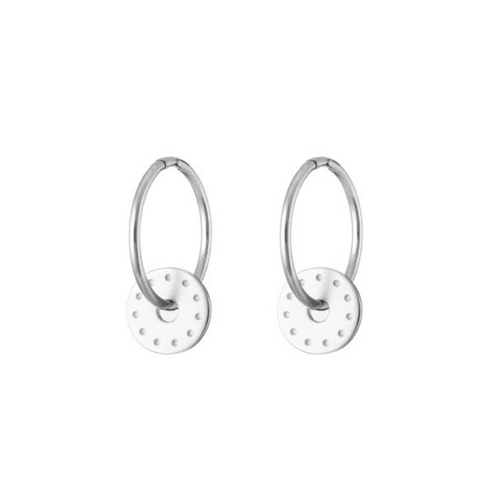 One & Eight Oslo earrings - Silver