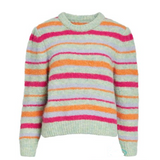 Object Striped Long Sleeve Pullover