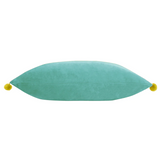 Fiesta Feather Cushion - Teal/Bamboo