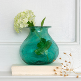 Kosi Vase Recycled Glass - Teal