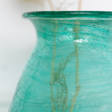 Kosi Vase Recycled Glass - Teal