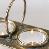 Candleholder Duo with Handle