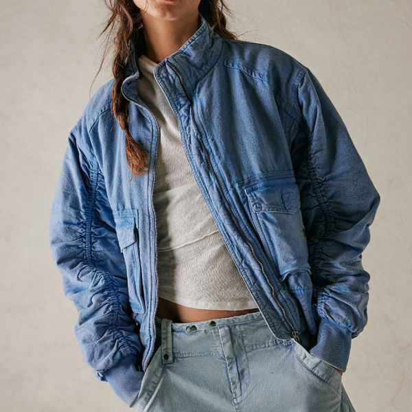 Free People Flying High Bomber Jacket