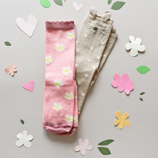 Rockahula Flora Bunny 2-Pack Organic Cotton Socks