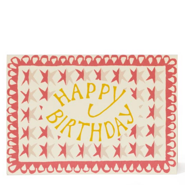 Happy Birthday Stars Card