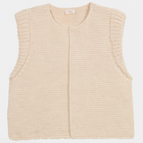 An'ge Legringo Sleeveless Cardigan - Ecru