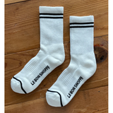 Le Bon Shoppe Boyfriend Socks - Classic White