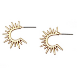 Isles & Stars Sun Shape Earrings