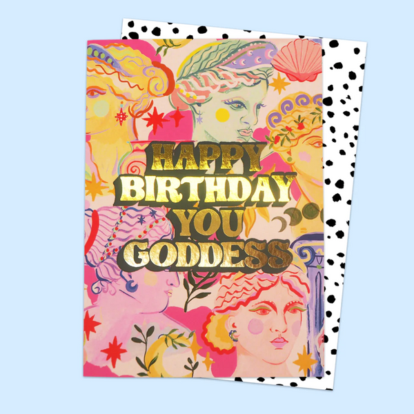 Happy Birthday You Goddess Eleanor Bowmer Card