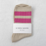 Le Bon Shoppe Her Varsity Socks - Taffy
