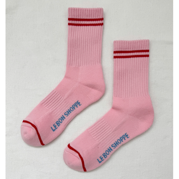 Le Bon Shoppe Boyfriend Socks - Amour Pink