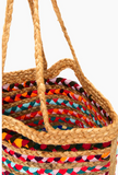 Multi-Coloured Small Woven Bag