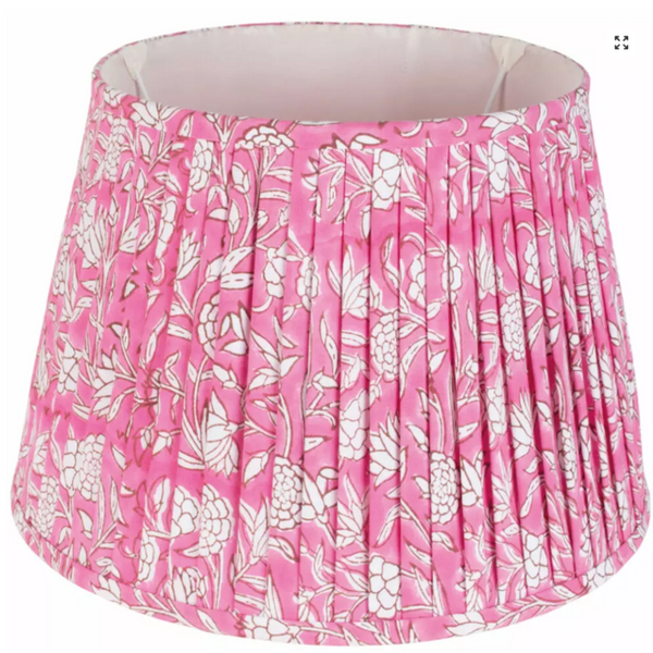 Lampshade Floral Pink