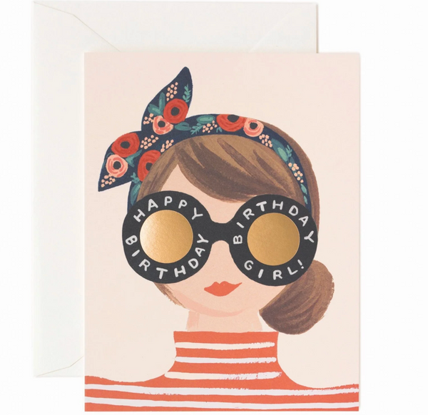 Rifle Paper Birthday Girl Card