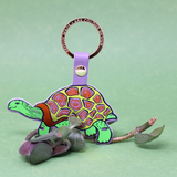 Easy Going Tortoise Keyring - Lilac
