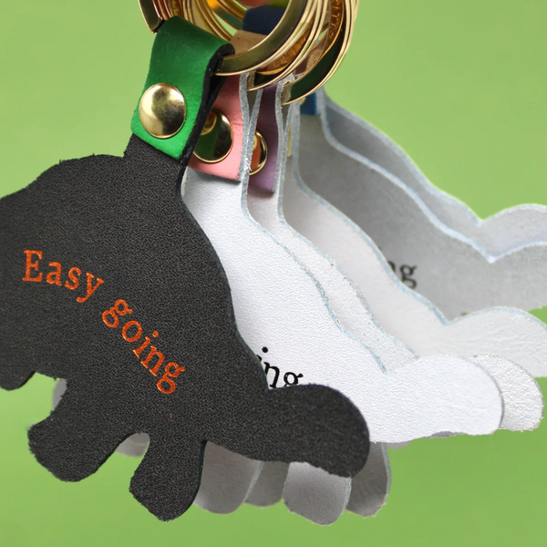 Easy Going Tortoise Keyring - Lilac