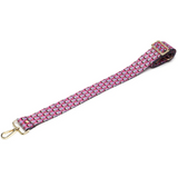 Crossbody Bag Strap - Pink/lilac Peacock