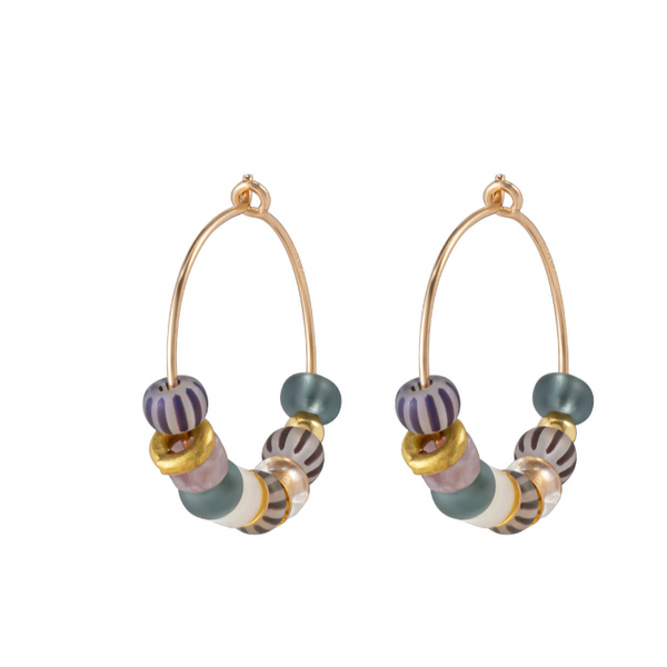 One & Eight Surf Rider Hoop Earrings