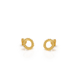 One & Eight Gold Meadow Stud Earrings