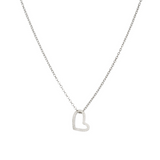One & Eight Silver Cupid Necklace