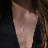 One & Eight Silver Cupid Necklace