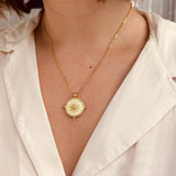 Little Nell Everyday Golden Coin Necklace
