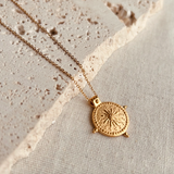 Little Nell Everyday Golden Coin Necklace
