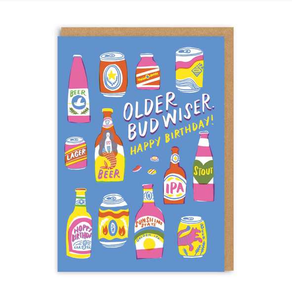 Older Budwiser Birthday Card