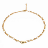 My Doris Heart & Chain Necklace