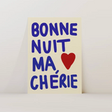 Nephthys Illustrated Bonne Nuit Ma Chérie Framed Print