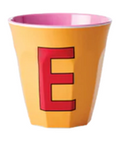 Melamine Two Tone Alphabet Cups - A to Z