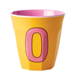 Melamine Two Tone Alphabet Cups - A to Z