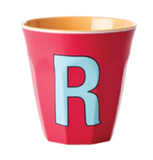 Melamine Two Tone Alphabet Cups - A to Z