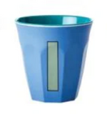Melamine Two Tone Alphabet Cups - A to Z