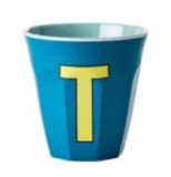 Melamine Two Tone Alphabet Cups - A to Z