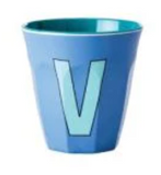 Melamine Two Tone Alphabet Cups - A to Z