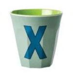 Melamine Two Tone Alphabet Cups - A to Z