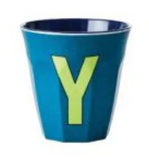 Melamine Two Tone Alphabet Cups - A to Z