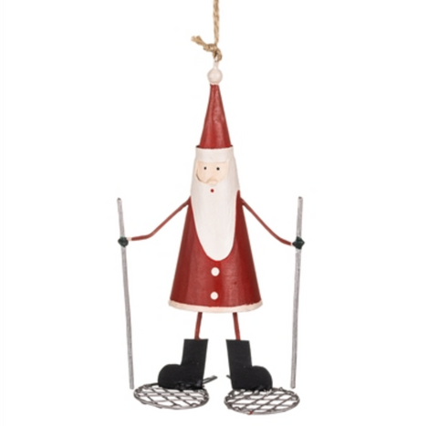 Snow Shoe Santa Decoration